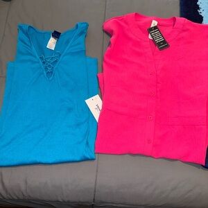 Pair of 2 beach cover ups  Both NEW WITH TAGS
